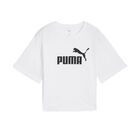 Puma Ess Cropped No1 Logo Relaxed Tee image number null