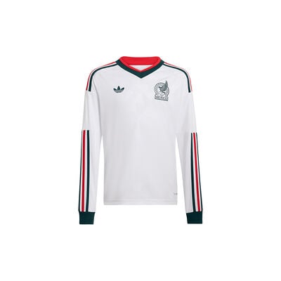 Jersey Adidas Selecci&oacute;n Nacional de M&eacute;xico 2026 Visitante Manga Larga Ni&ntilde;os