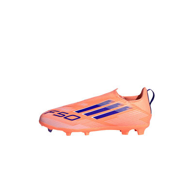 Calzado de f&uacute;tbol F50 League para terreno firme/multiterreno sin cordones para ni&ntilde;os