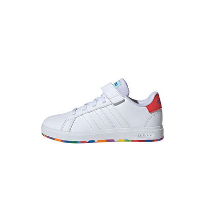 Adidas Tenis Grand Court Court Cordones Elasticos Y Tira Regulable