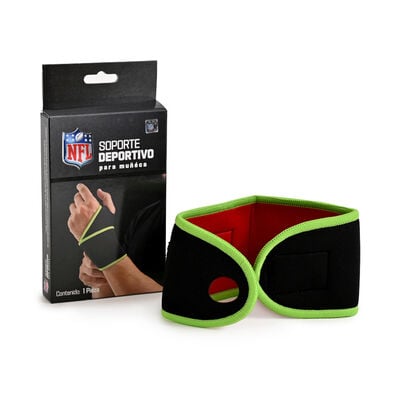 Nfl Soporte Deportivo Negro Mu&ntilde;eca