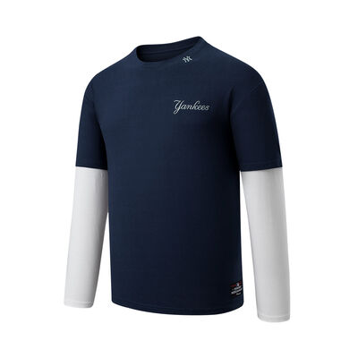 Fexpro Mlb Double Sleeve Drop Shoulder Fit Tshirt