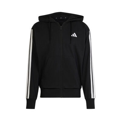 Sudadera con Gorro Essentials 3 Franjas Felpa Francesa