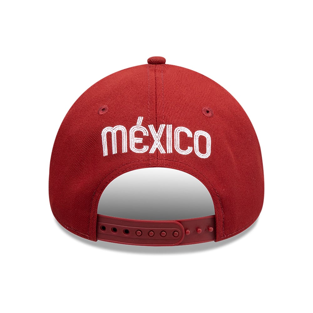 Gorra New Era 9FORTY M&eacute;xico Soccer Championship Paisley Rojo UNI