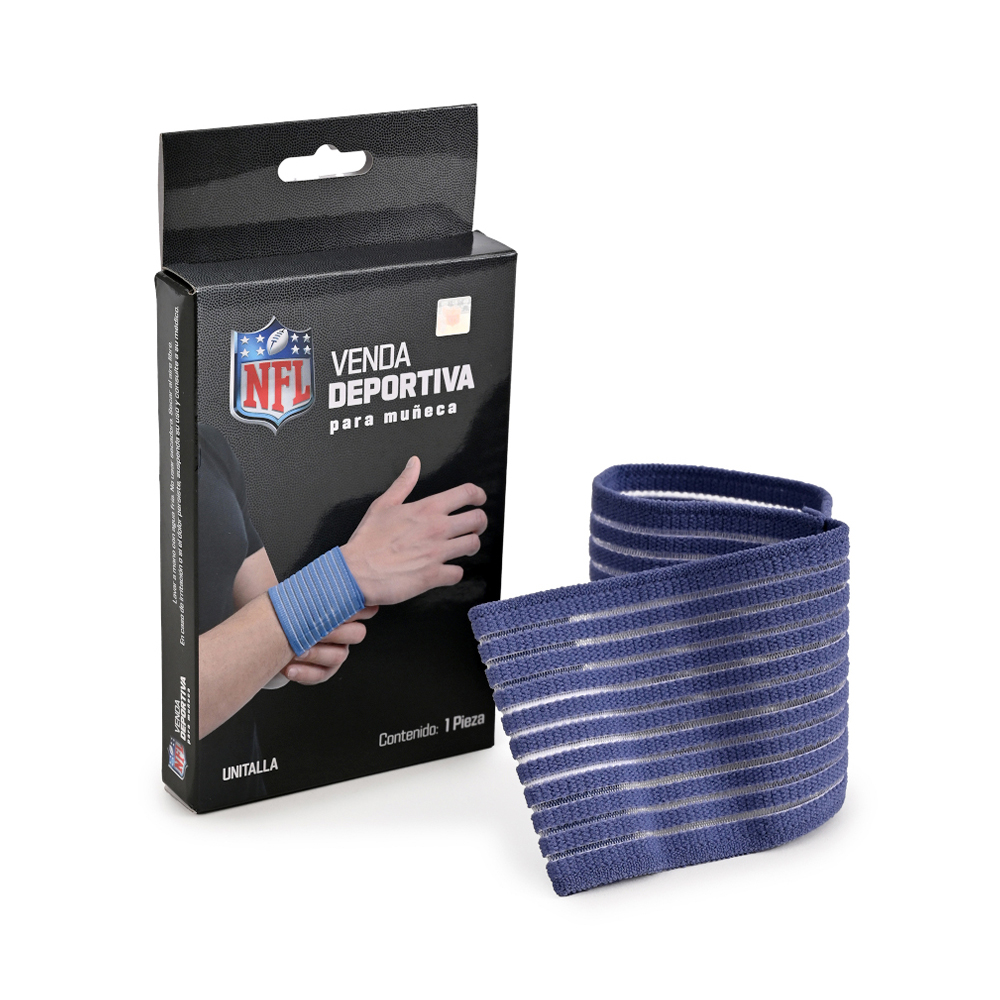 Nfl Venda Deportiva Muneca Nfl Azul image number null