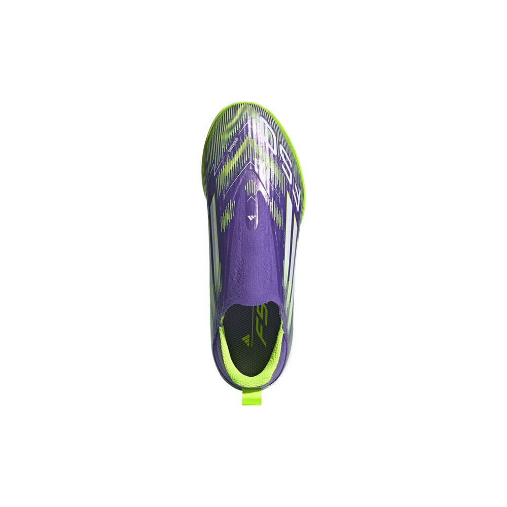 Tacos para Césped Artificial Sin Cordones F50 League para Niños Violeta 