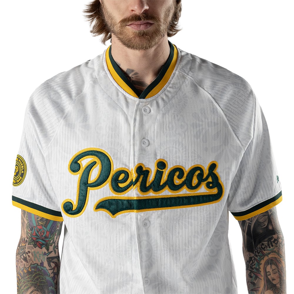 Jersey New Era LMB Pericos de Puebla Home 2026 Blanco 