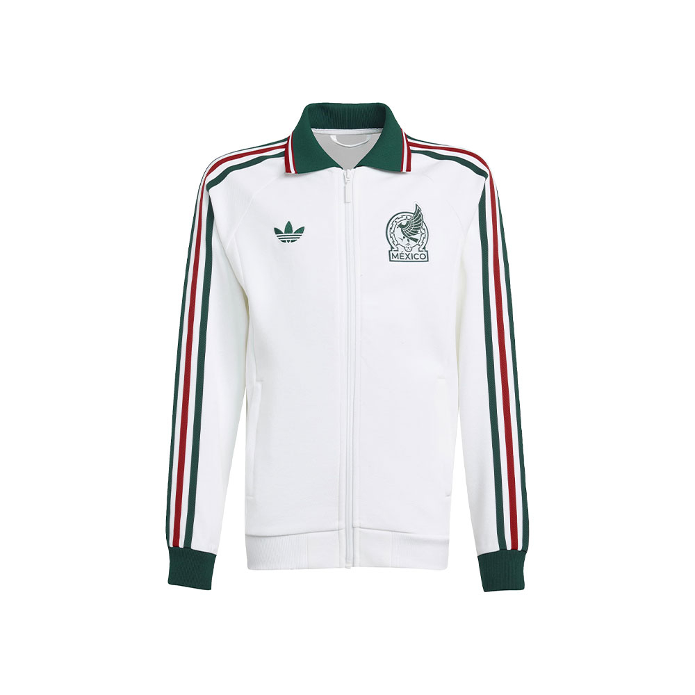 Chamarra Adidas Anthem Selecci&oacute;n Nacional de M&eacute;xico Visitante 2026 Ni&ntilde;os image number null