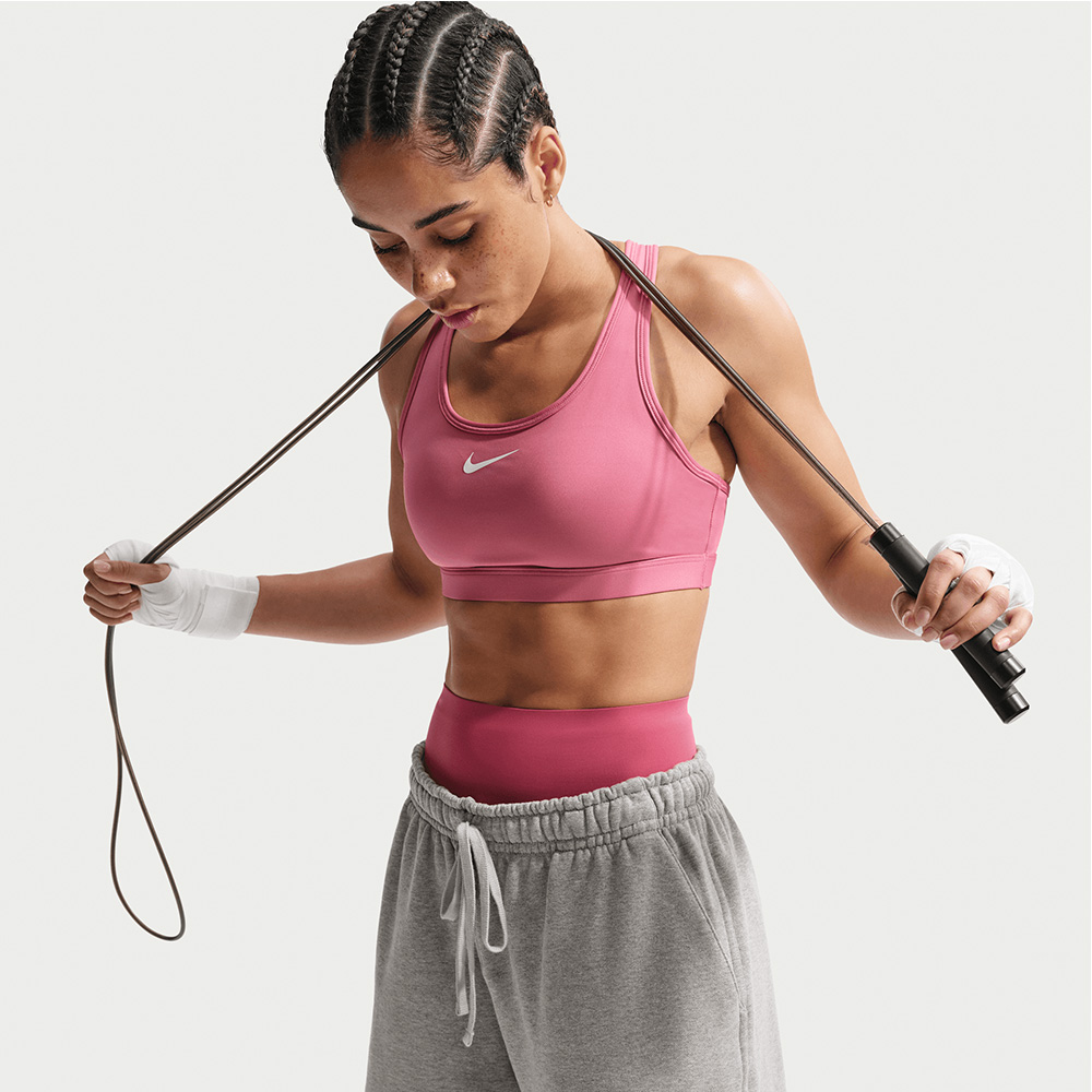 Nike W Nk Swsh Med Spt Bra MULTICOLOR 