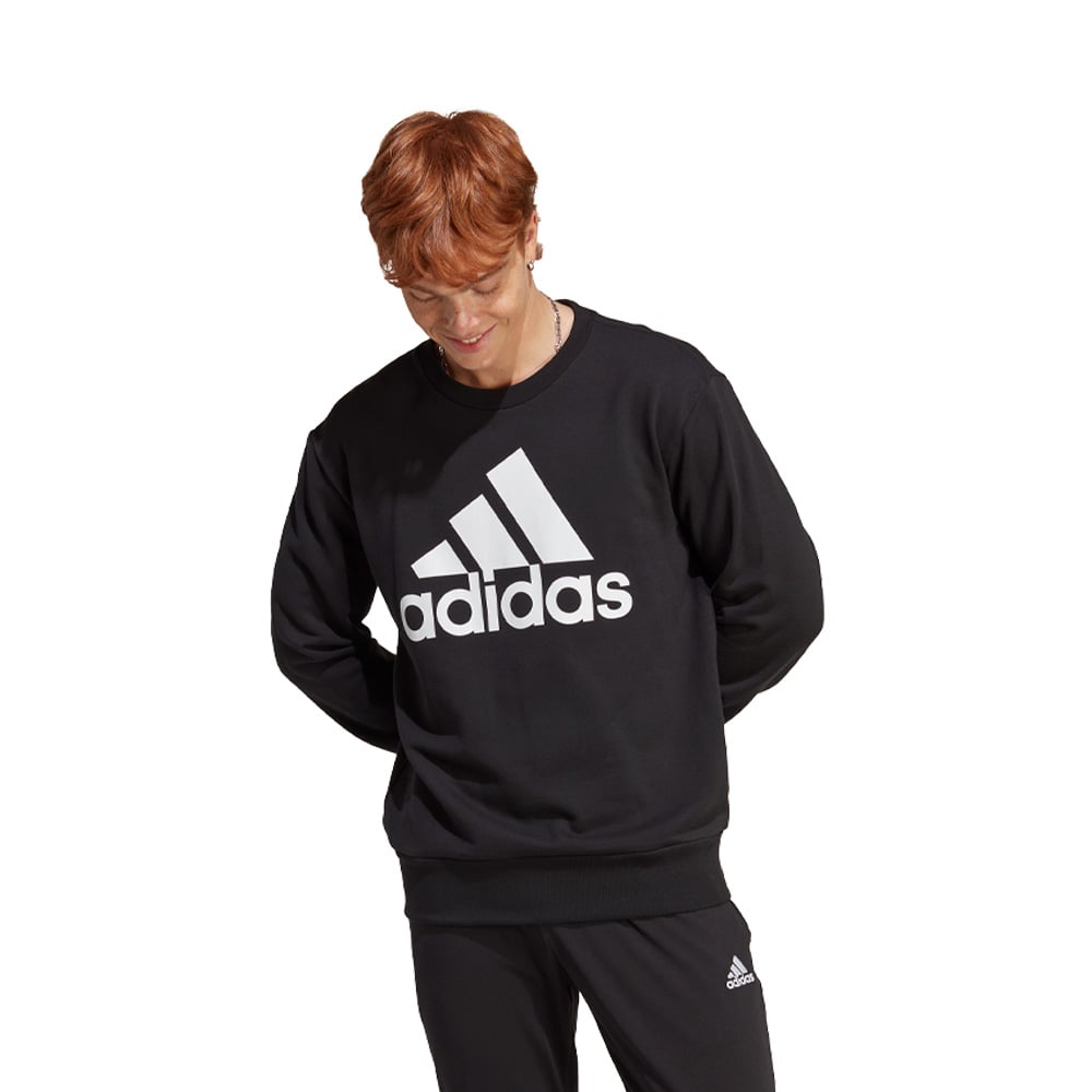 Adidas Sudadera Essentials Logo Grande Tela French Terry image number null