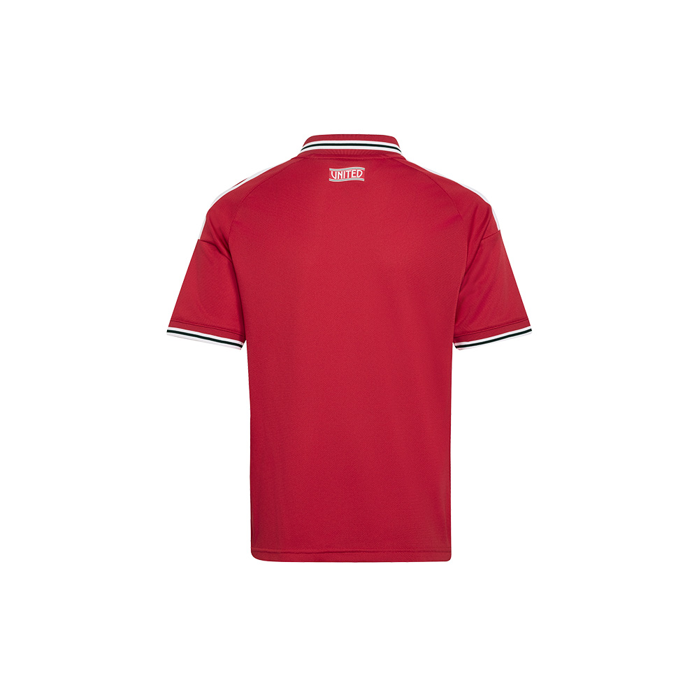 Jersey de F&uacute;tbol Adidas Manchester United Local 26/27 Ni&ntilde;os Rojo 