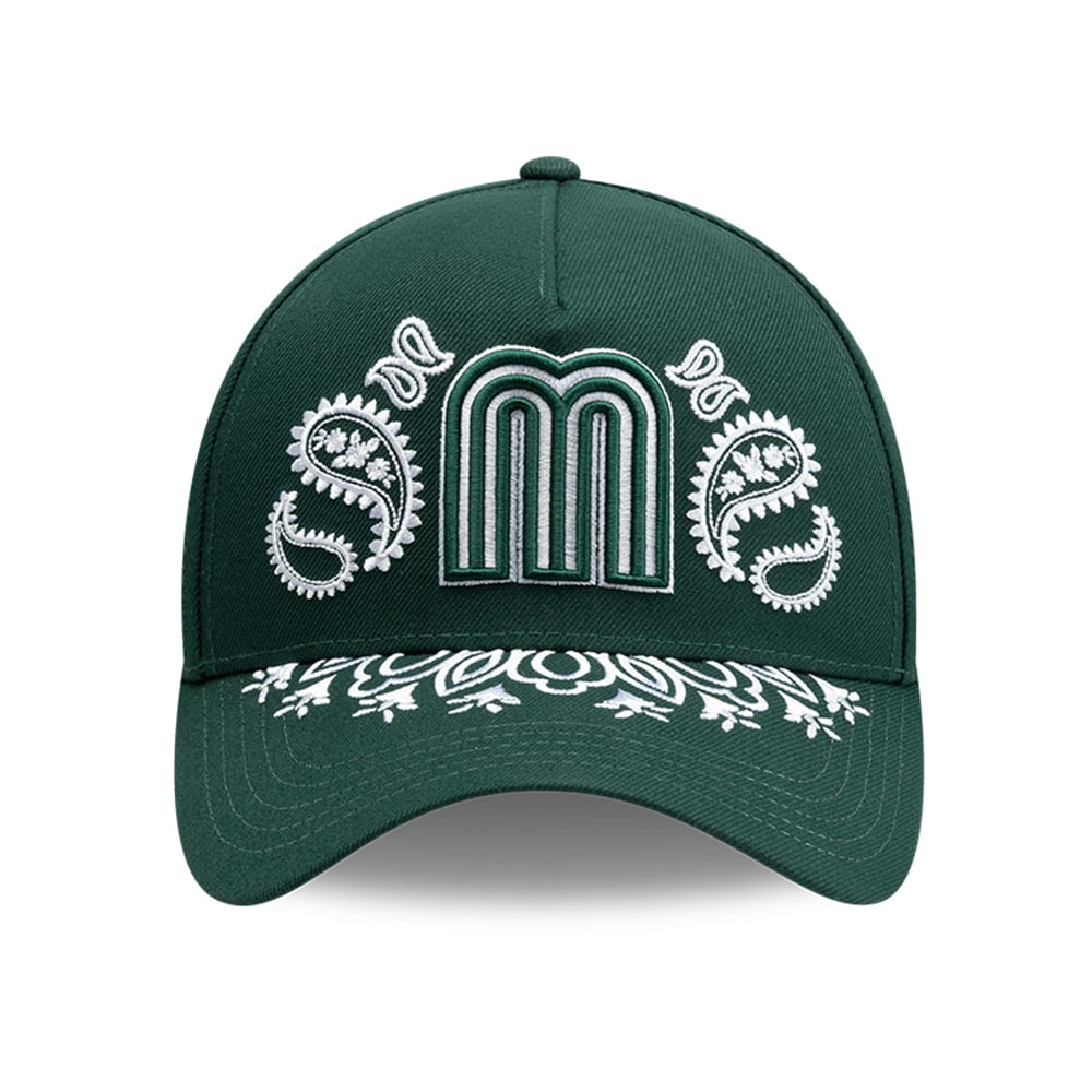 Gorra New Era 9FORTY M&eacute;xico Soccer Championship Paisley Verde UNI