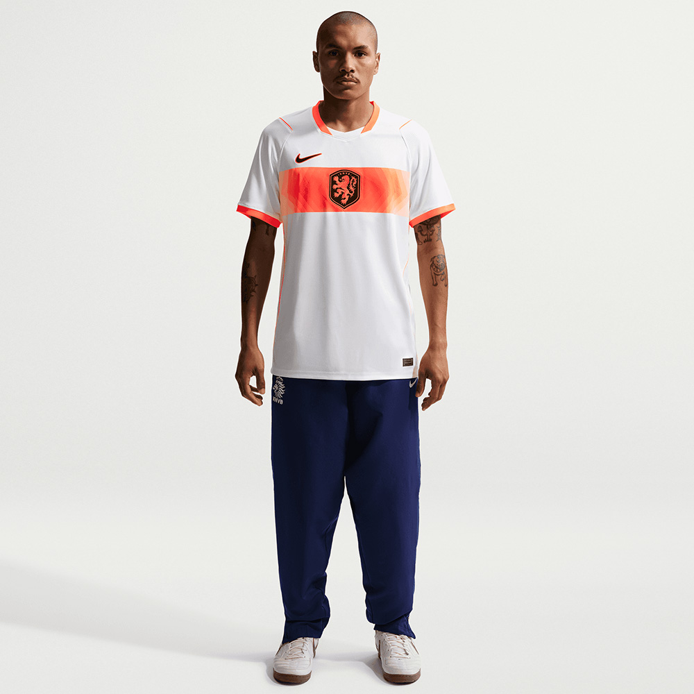 Jersey de F&uacute;tbol Nike Paises Bajos Visitante Dri-FIT R&eacute;plica 2026 Blanco 