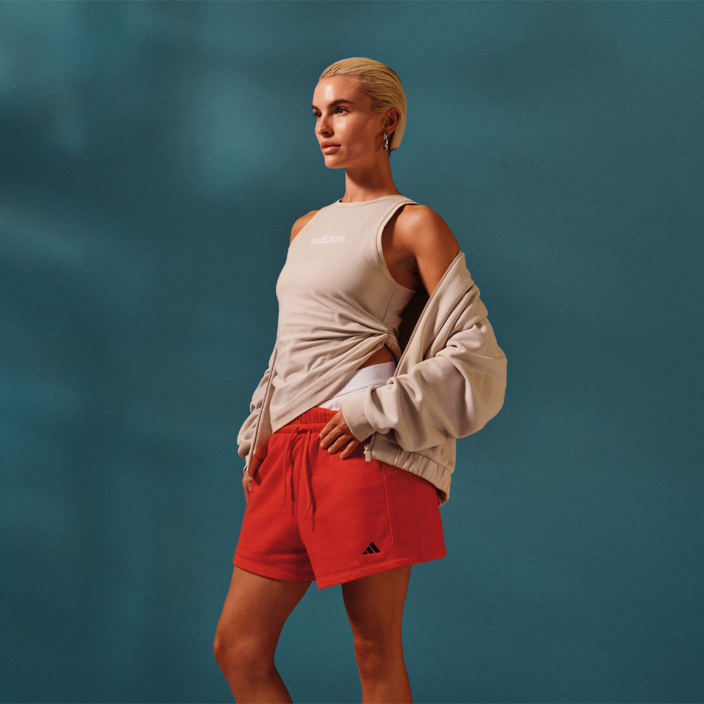 Adidas Shorts Essentials Logo Pequeno French Terry Cargo image number null
