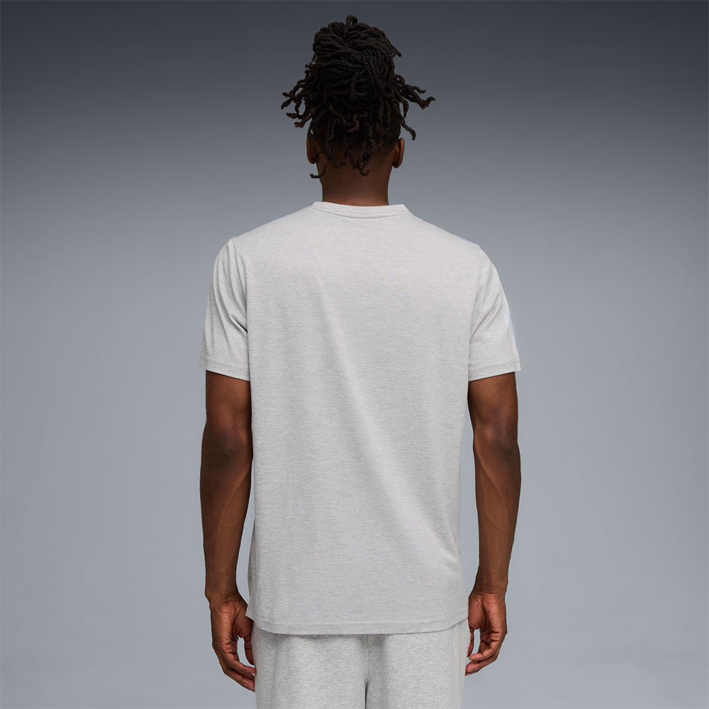 Puma M Tad Essential Heather Cat Tee Cf Large Cat image number null