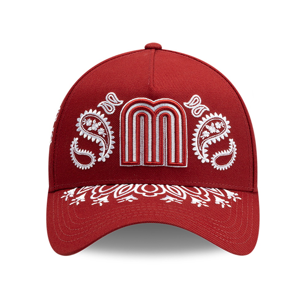 Gorra New Era 9FORTY M&eacute;xico Soccer Championship Paisley Rojo UNI