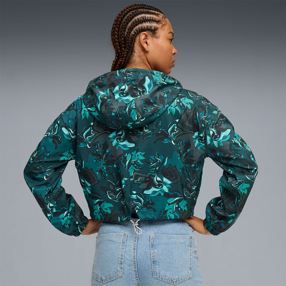 Puma W Green Terrains Woven Jacketaop MULTICOLOR