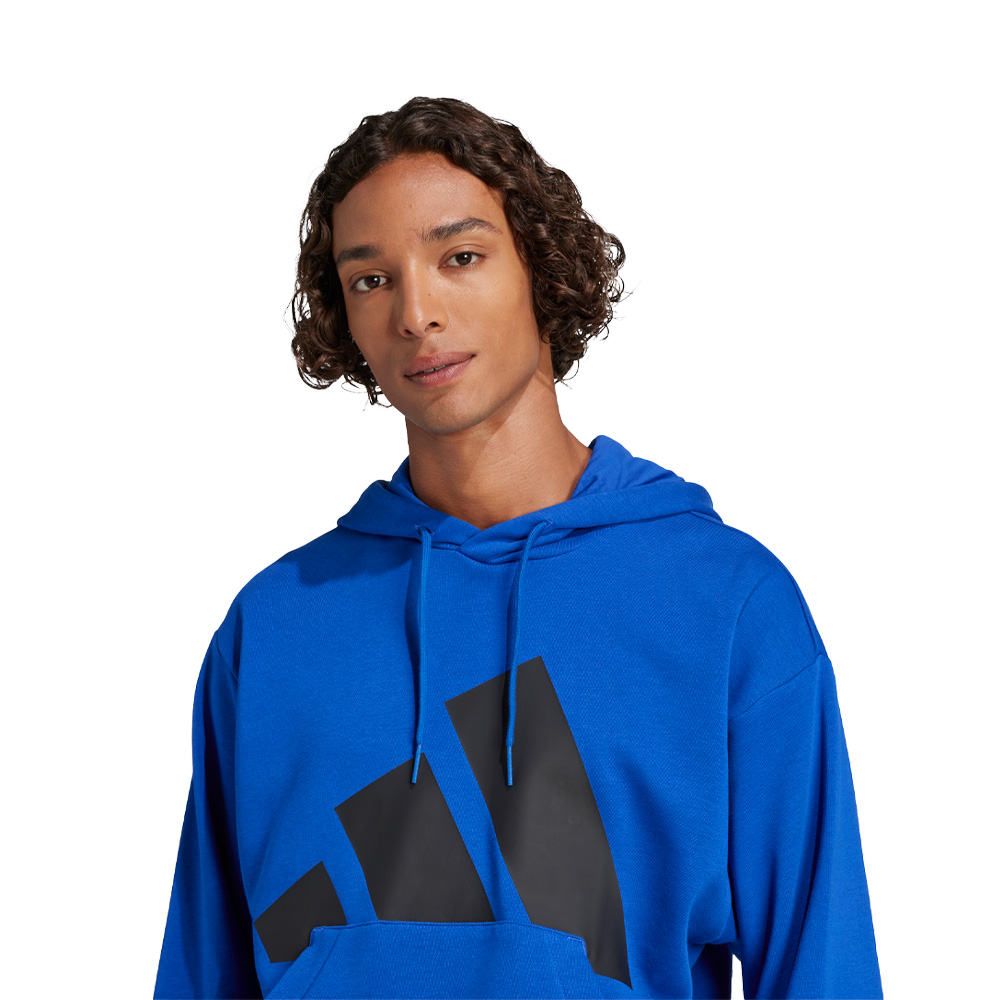Adidas Buzo Con Capucha Essentials Logo Grande Felpa Francesa image number null