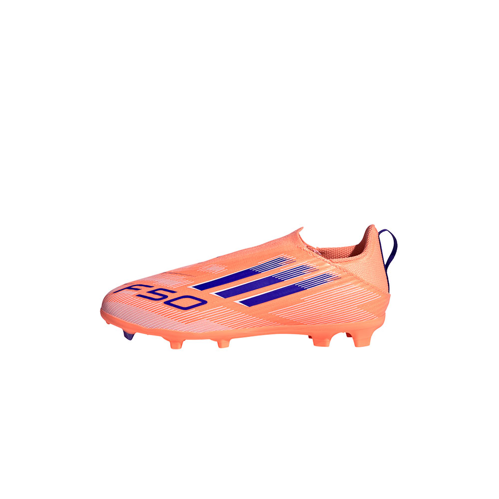 Calzado de f&uacute;tbol F50 League para terreno firme/multiterreno sin cordones para ni&ntilde;os image number null