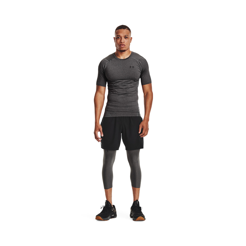 Under Armour Ua Hg Armour Comp Ss Gry image number null