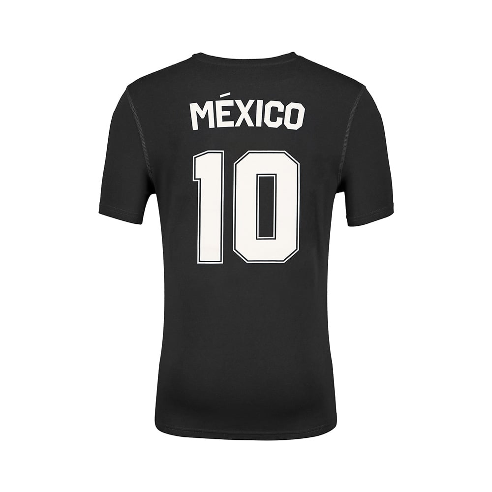 Charly Leyendas 10 Playera Negro H MULTICOLOR 