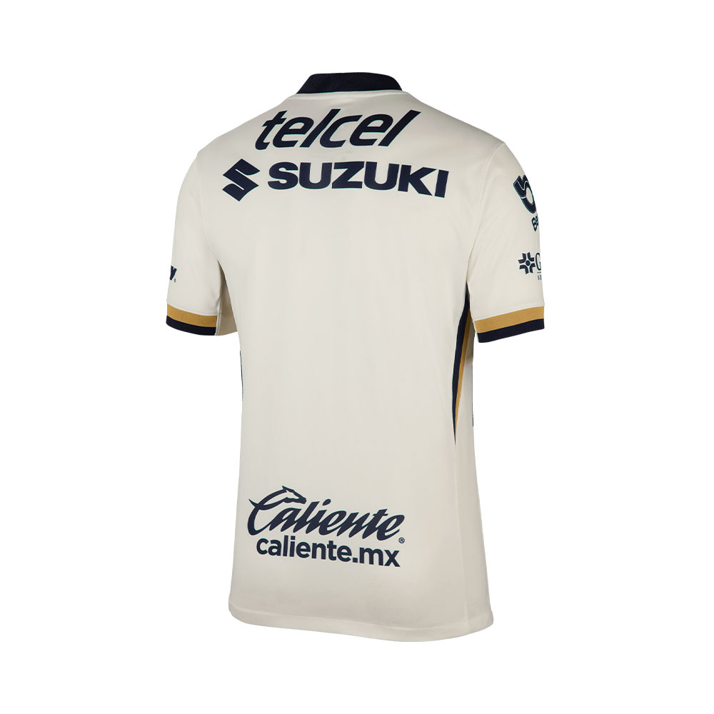 Jersey de F&uacute;tbol Nike Pumas UNAM Local 2025/26 Stadium Blanco 