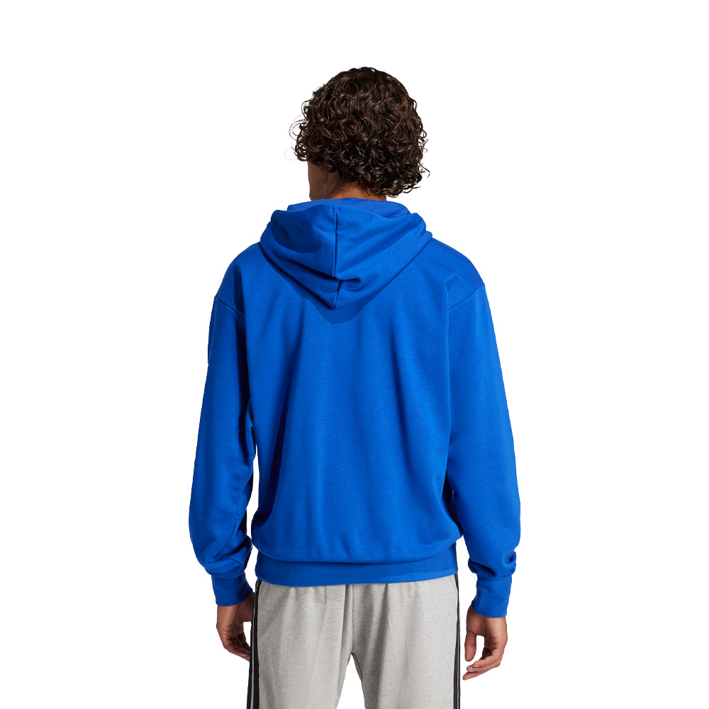 Adidas Buzo Con Capucha Essentials Logo Grande Felpa Francesa image number null