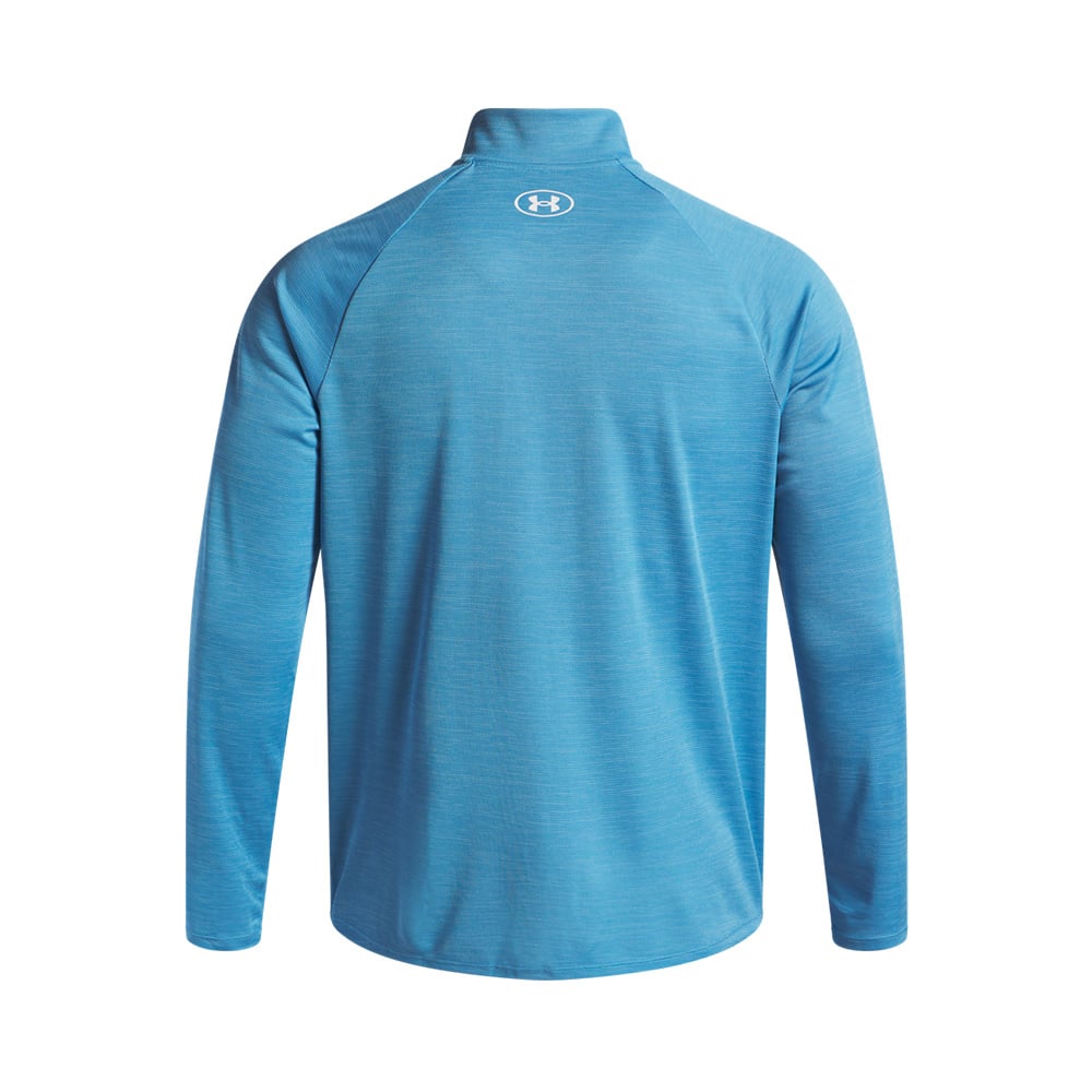 Under Armour Ua Tech Textured 1 2 Zip Blu image number null