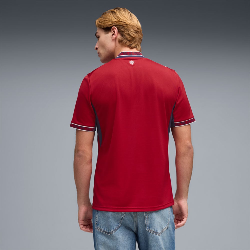 Jersey de F&uacute;tbol Puma Rep&uacute;blica Checa Local 2026 Replica Hombre Rojo 