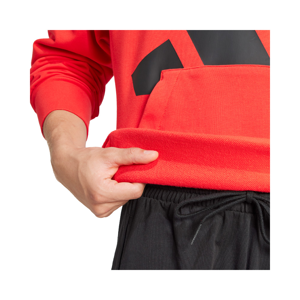 Adidas Buzo Con Capucha Essentials Logo Grande Felpa Francesa image number null