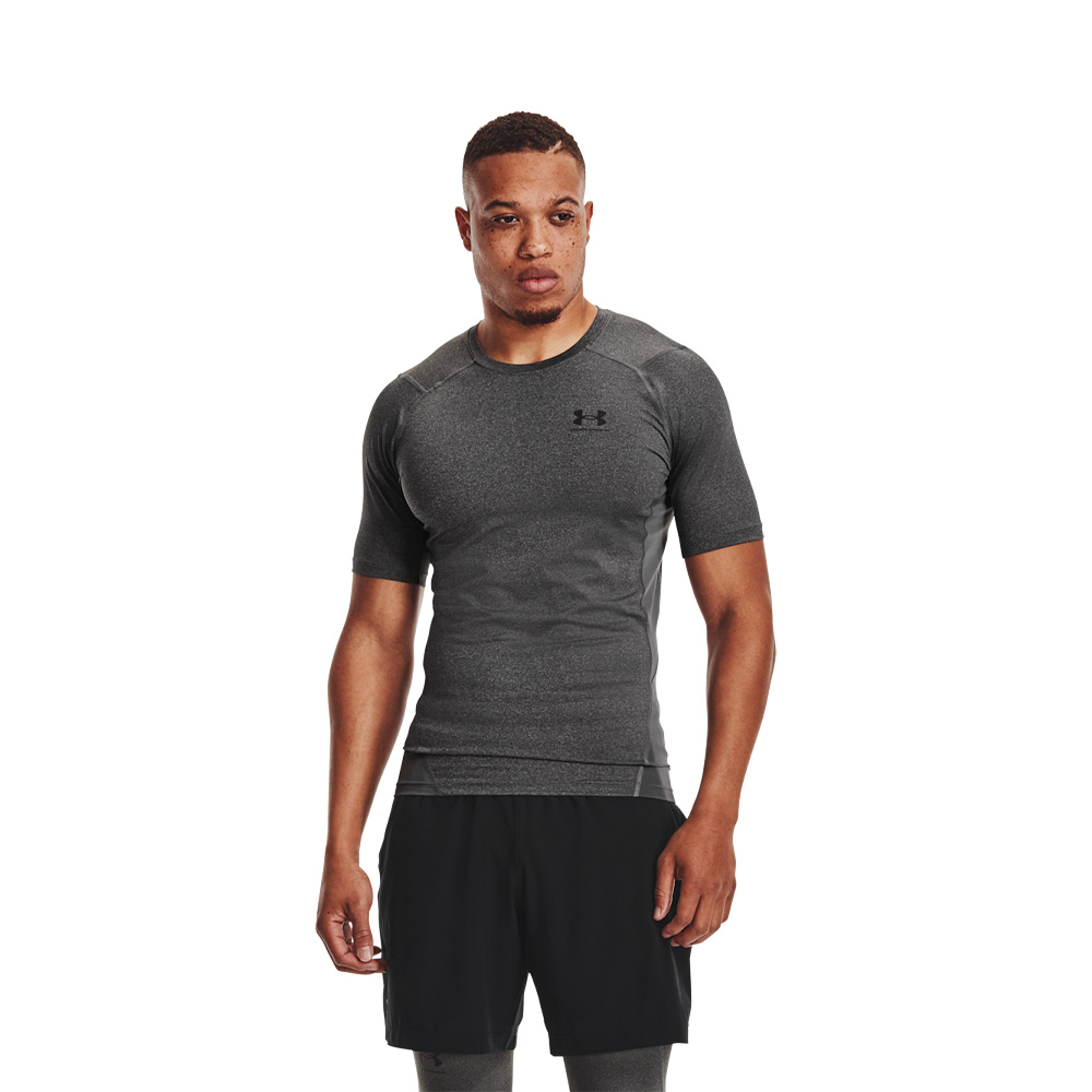 Under Armour Ua Hg Armour Comp Ss Gry image number null