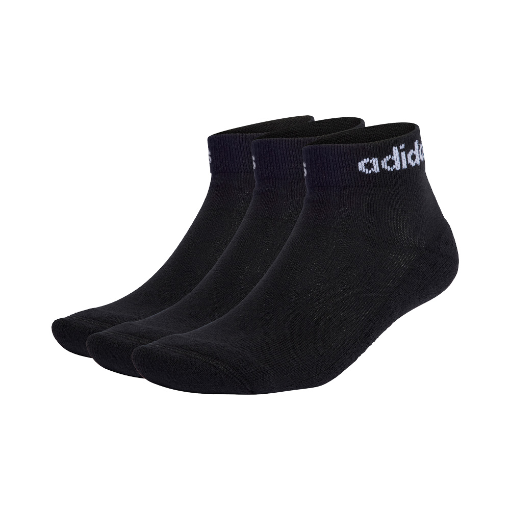 Adidas Calcetines Linear Acolchados Largo Al Tobillo 3 Pares image number null
