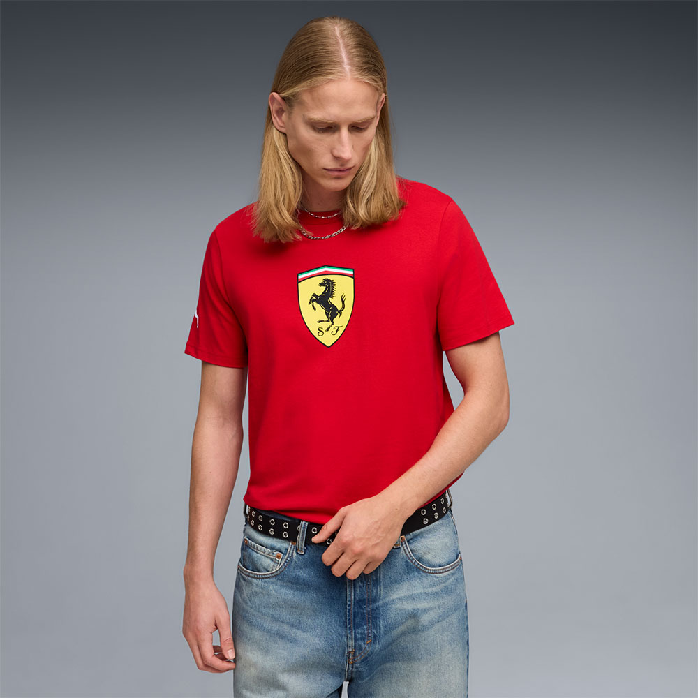 Puma Ferrari Colored Shield Tee image number null
