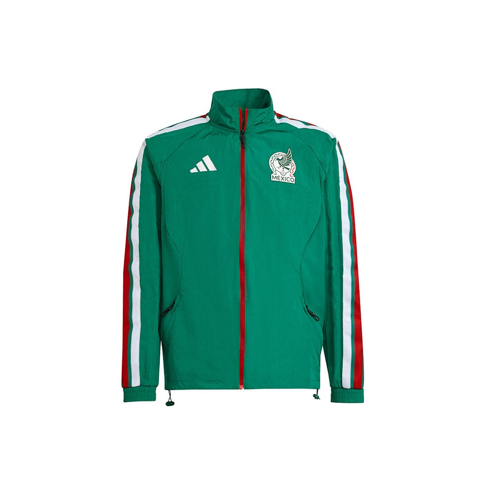 Chamarra Adidas Anthem Selecci&oacute;n Nacional de M&eacute;xico Ni&ntilde;os Verde 