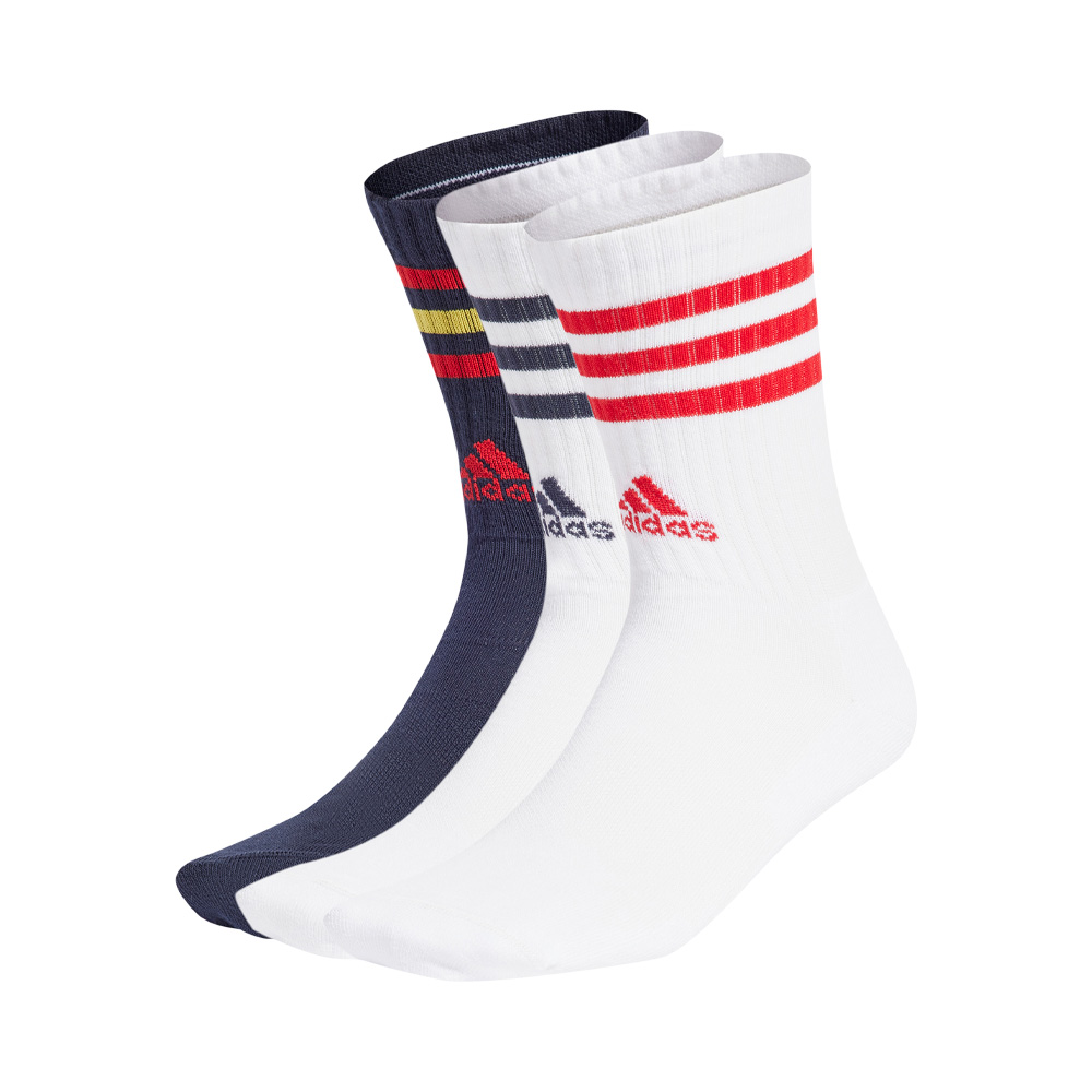Adidas Calcetines A Media Pantorrilla Acolchados 3 Franjas 3 Pares image number null