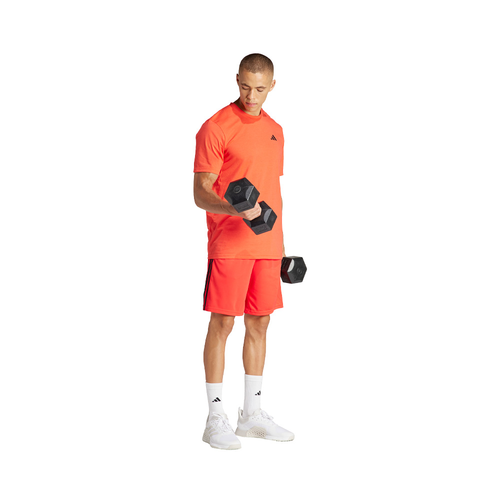 Adidas Shorts De Entrenamiento Train Essentials Pique 3 Franjas image number null