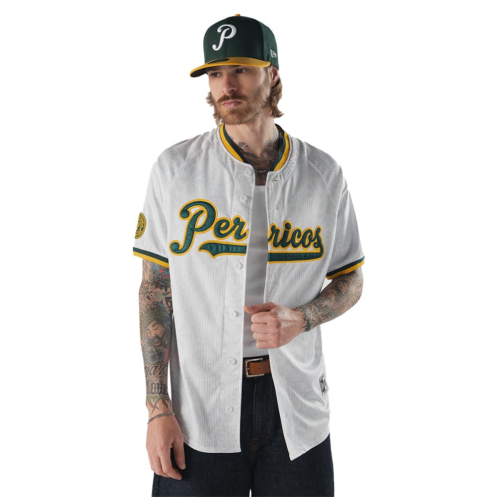 Jersey New Era LMB Pericos de Puebla Home 2026 Blanco 