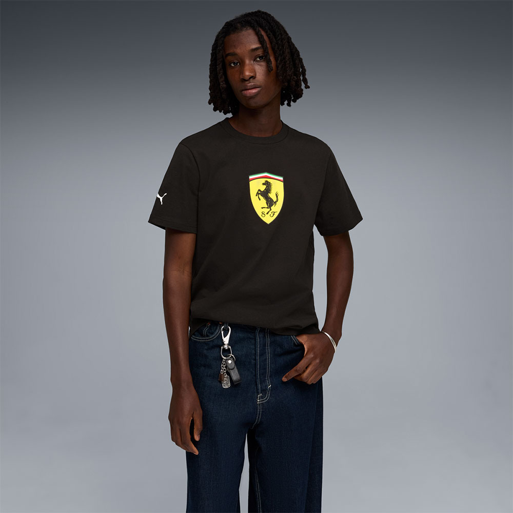 Puma Ferrari Colored Shield Tee image number null