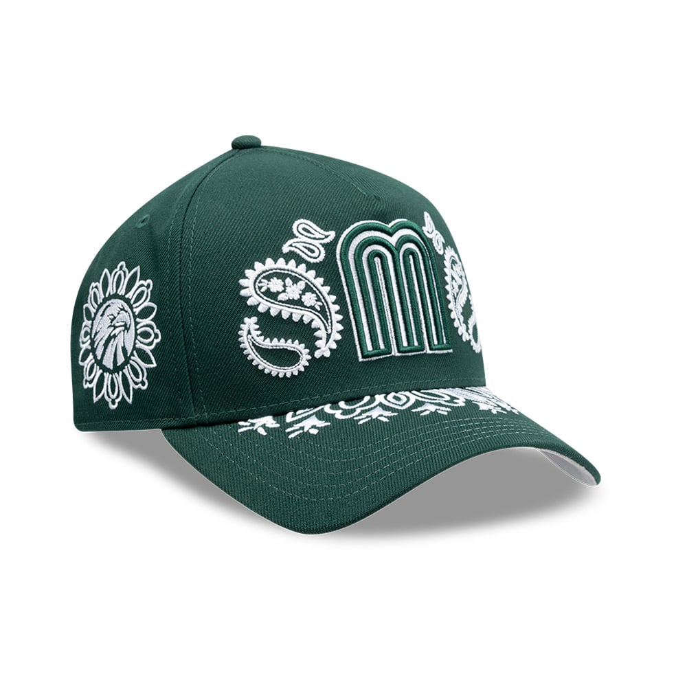 Gorra New Era 9FORTY M&eacute;xico Soccer Championship Paisley Verde UNI