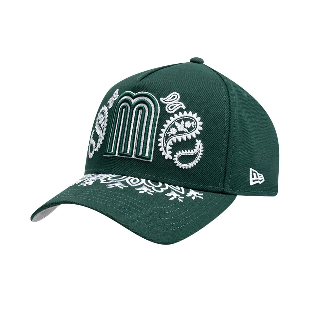 Gorra New Era 9FORTY M&eacute;xico Soccer Championship Paisley Verde UNI