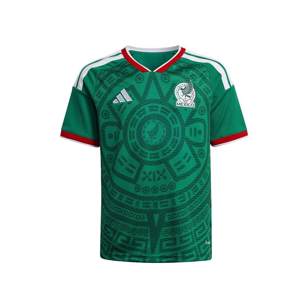 Jersey Adidas Selección Nacional de México Local para Niños Verde 