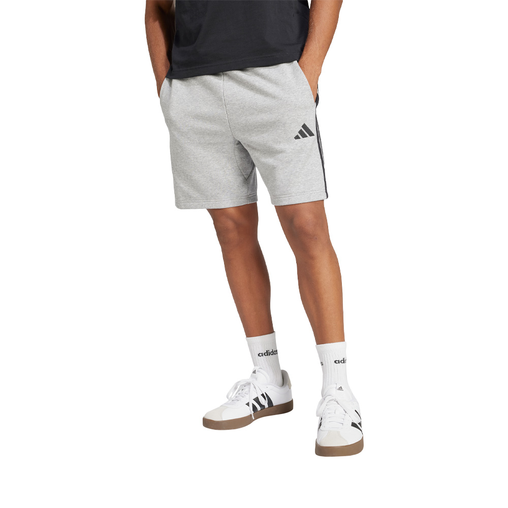 Adidas Shorts Essential 3 Franjas Tela French Terry image number null