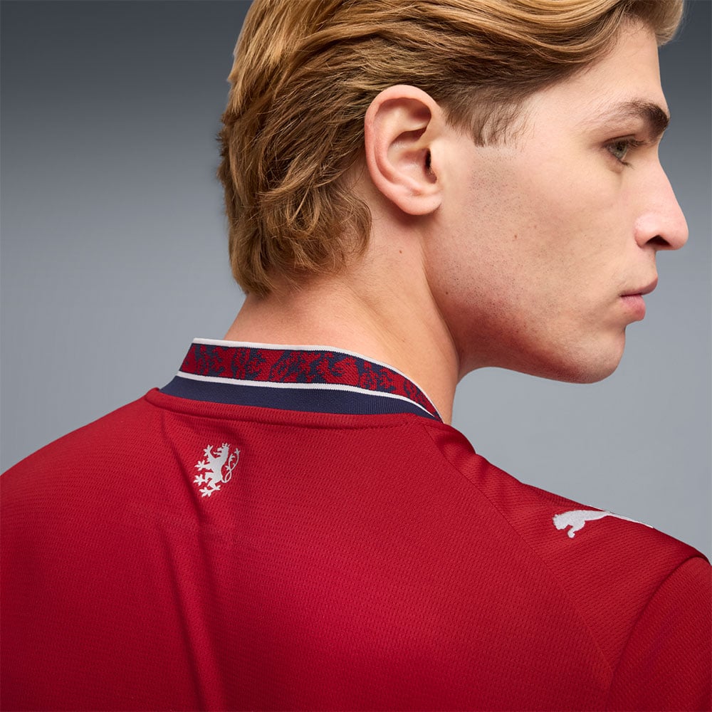 Jersey de F&uacute;tbol Puma Rep&uacute;blica Checa Local 2026 Replica Hombre Rojo 