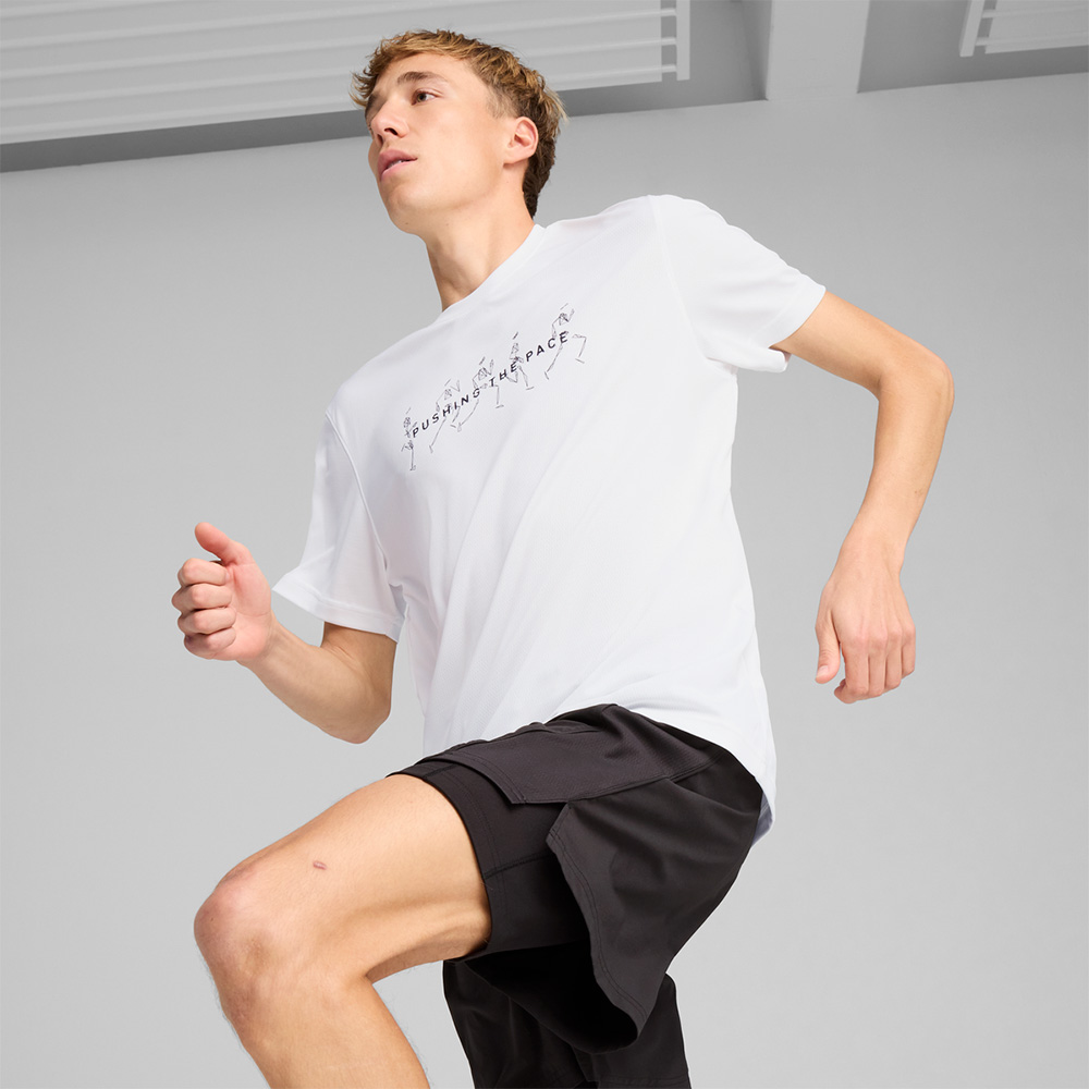 Puma Graphics Running Illustration Tee M image number null