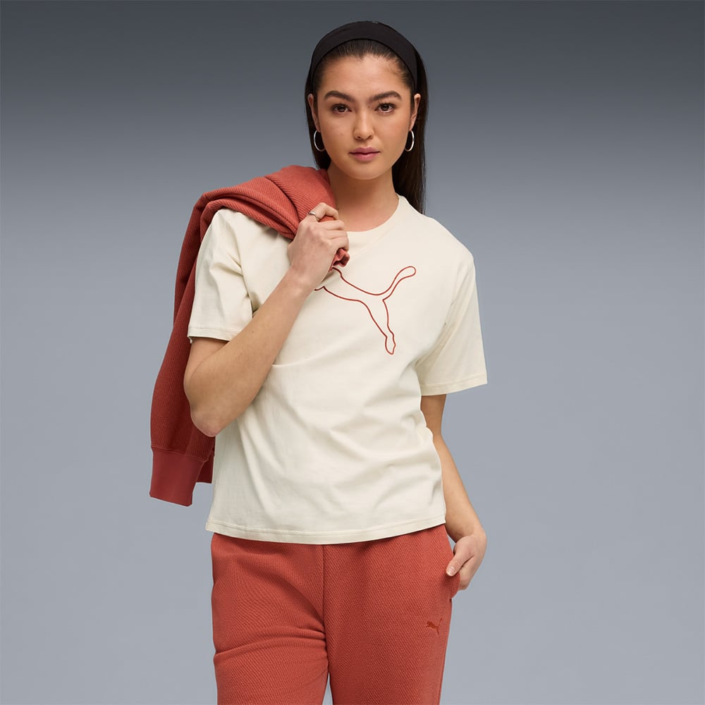 Puma Her Relaxed Graphic Tee image number null