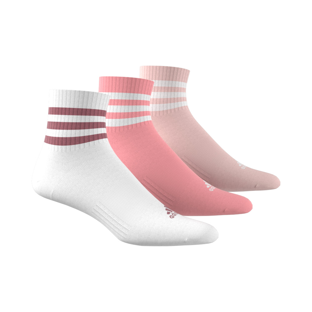 Adidas Calcetines Acolchadas 3 Franjas Sportswear Corte Bajo 3 Pares image number null