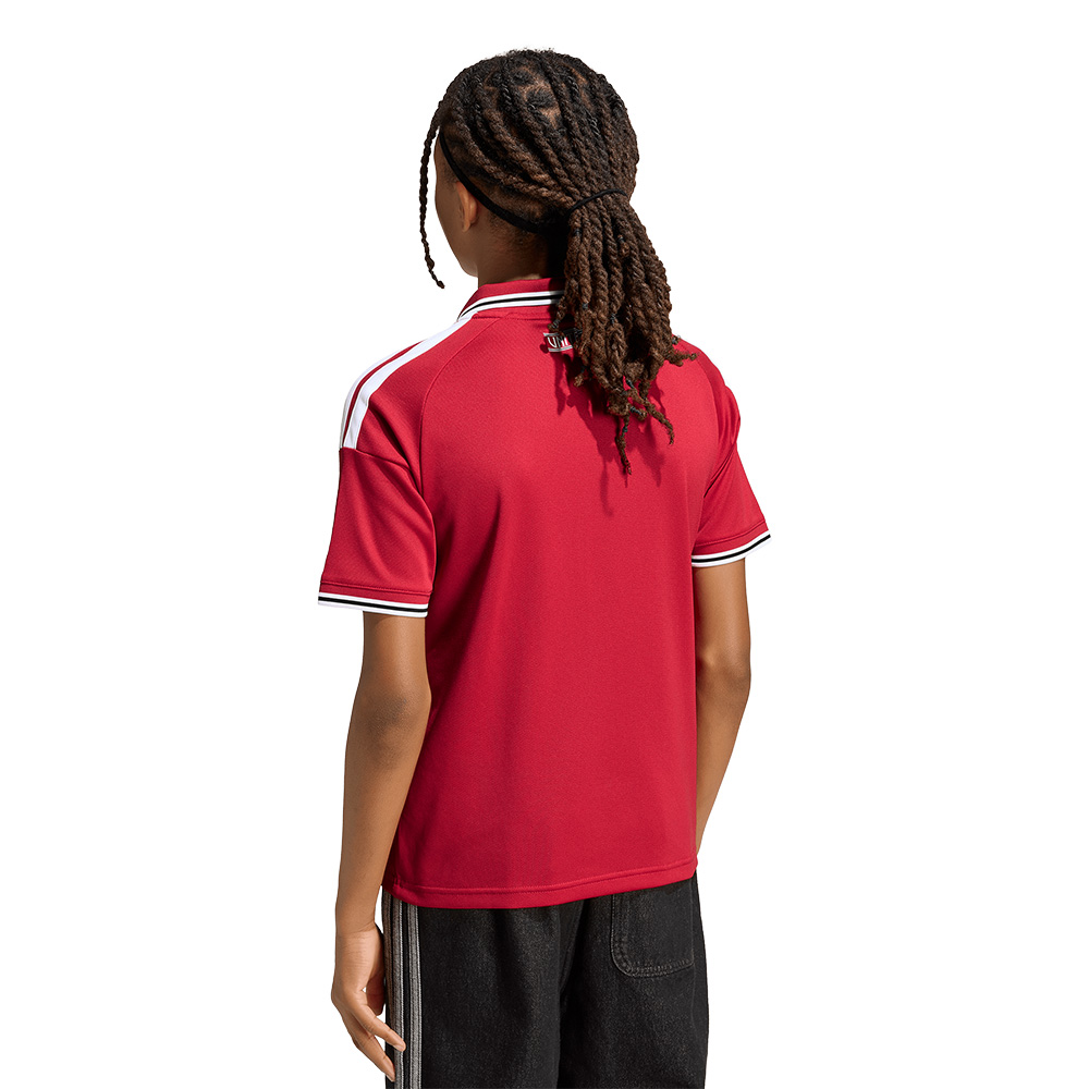 Jersey de F&uacute;tbol Adidas Manchester United Local 26/27 Ni&ntilde;os Rojo 