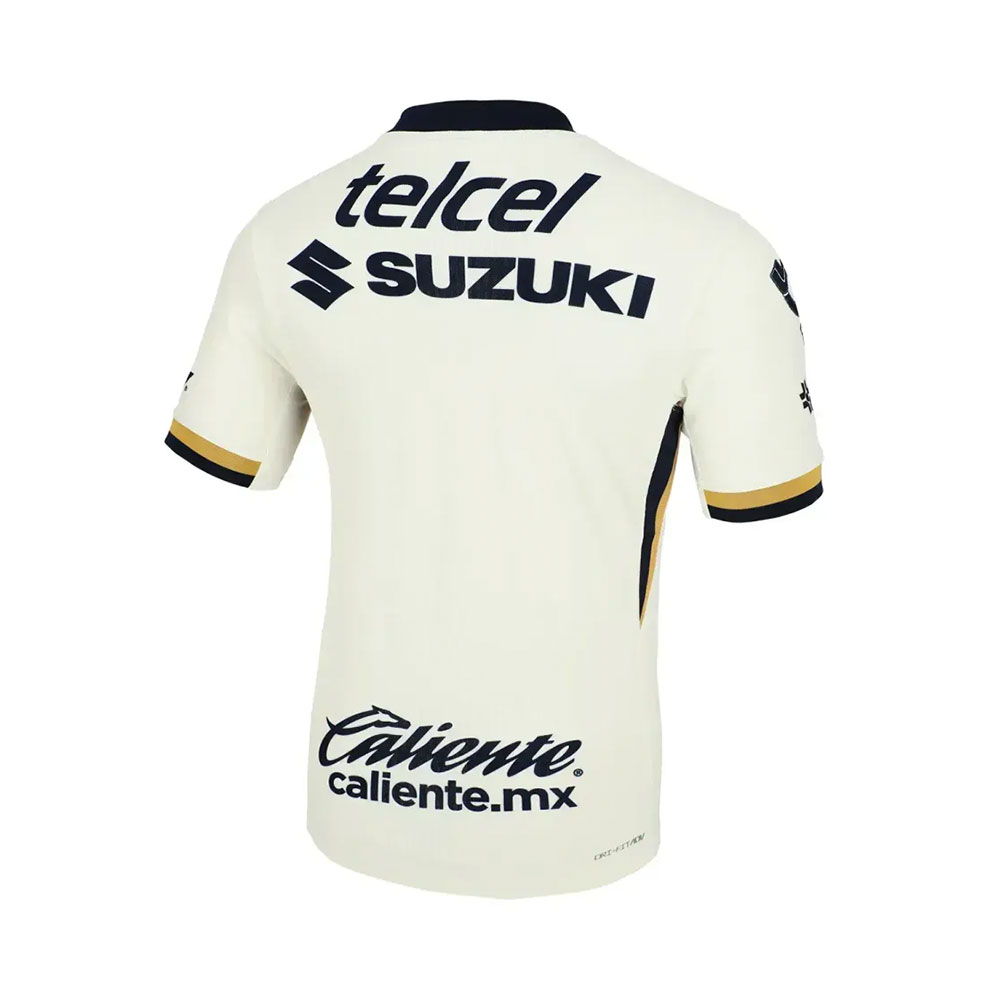Jersey de F&uacute;tbol Nike Pumas UNAM Local 2025/26 Match Blanco 