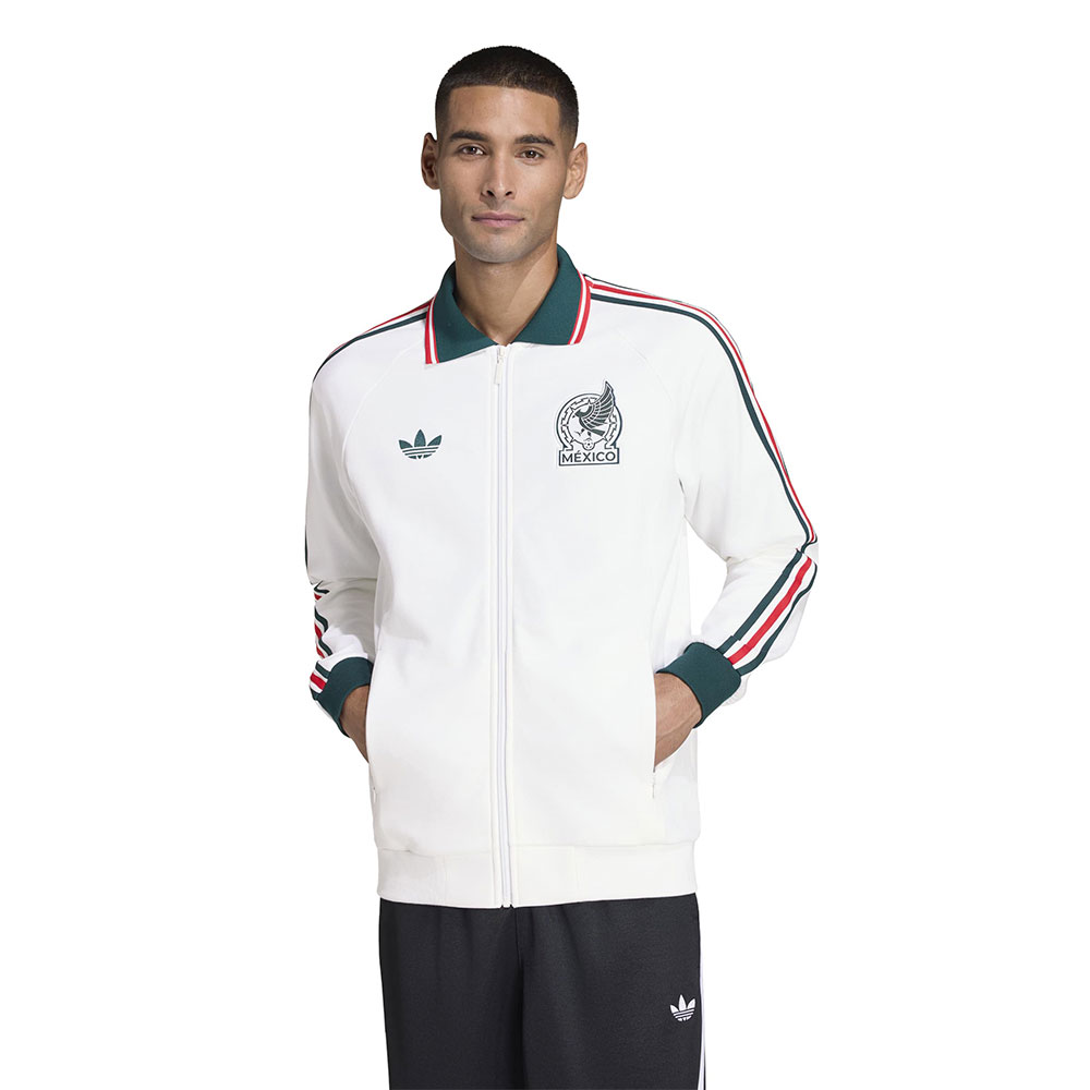 Chamarra Adidas Anthem Selecci&oacute;n Nacional de M&eacute;xico Visitante 2026 Hombre image number null
