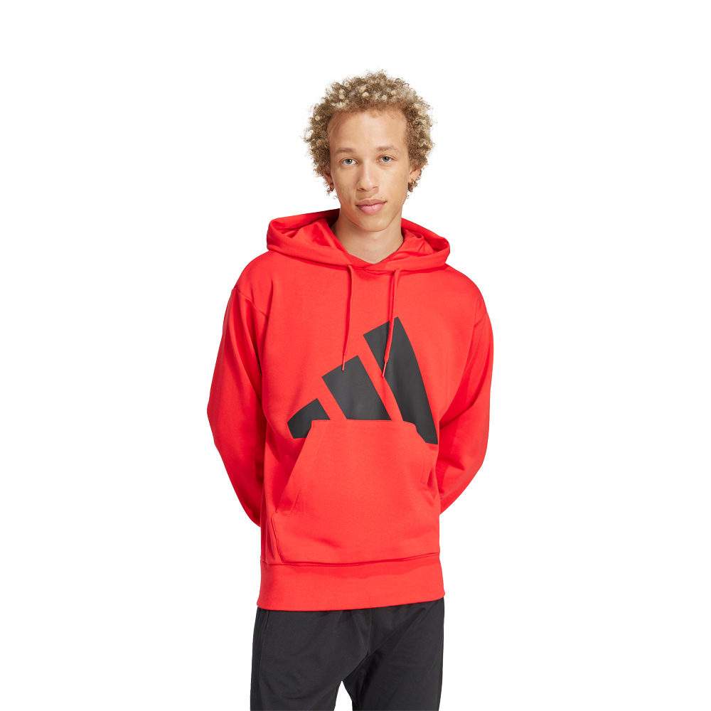Adidas Buzo Con Capucha Essentials Logo Grande Felpa Francesa image number null
